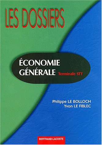 Économie générale, terminale STT