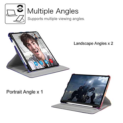 Fintie Rotating Case with Builtin Pencil Holder for iPad Pro 11" 2018
