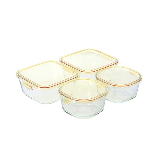 CZDZSWWW Cristal Caja de Almuerzo;Resistente al Calor Caja de ...