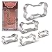 Ann Clark Cookie Cutters 5-Piece Dog Bone and Biscuit Cookie Cutters for Homemade Treats, 2