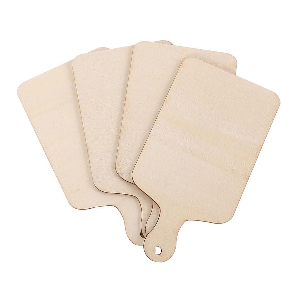 UPKOCH Mini Wooden Cutting Board Toys 9 X 3.5 Unfinished Children S Chopping Boards for DIY Craft Projects and Small Food Prep