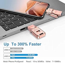 EATOP USB 3.0 Flash Drive 512GB iPhone Memory