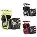 Sanabul Essential 4oz MMA Gloves for Men & Women, Professional Fighting Boxing Muay Thai Kickboxing Gloves for Sparring Grappling and Training, Black/Green Small/Medium