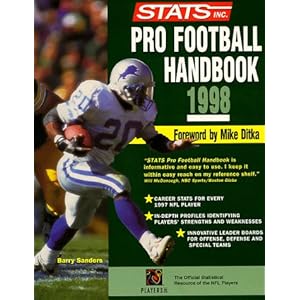 Stats 1998 Pro Football Handbook (STATS Pro Football Handbook)