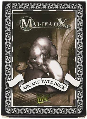 Wyrd Miniatures Black and White Arcane Fate Deck Model Kit