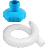 25016 Above Ground Pool Skimmer Hose and Adapter B Replacement Part Set Compatible with Intex Above Ground Pool Skimmer