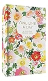 Floral One Line a Day: A Five-Year Memory Book (Blank Journal for Daily Reflections, 5 Year Diary Bo Floral One Line a Day: A Five-Year Memory Book (Blank Journal for Daily Reflections, 5 Year Diary Bo
