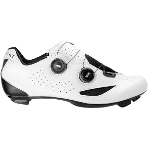 Lake CX190 Wide Cycling Shoe White/Black 41.0