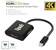 Mini DisplayPort 1.2 to HDMI 2.0a Active Adapter 4K@60Hz