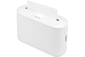 DUTYWORKS Multifold Paper Towel Dispenser Countertop, Commercial Hand Towel Dispenser for Bathroom Kitchen Home, Trifold/C Fold/Z Fold Napkin Dispenser, Abs Plastic - Non-Slip, White