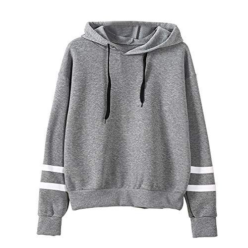 Sudaderas con Capucha Mujer, Sudadera para Mujer De Manga Larga Moda  Sudadera Pullover Tops Blusa Calle – Go Sports