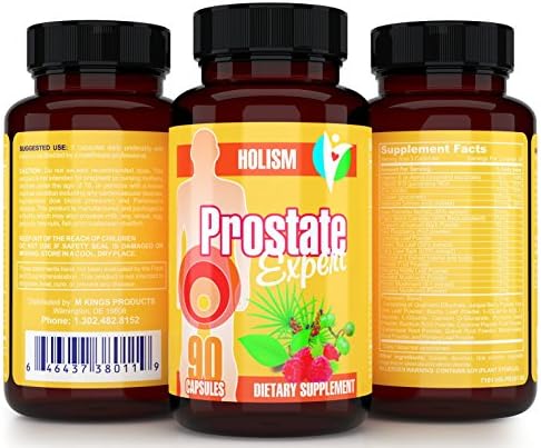 Prostate Health Supplement Pills - Natural Saw Palmetto Extract Selenium and Zinc. Complete Formula Supports Defense Againts Prostate Gland Infection, Inflammation and Urination Problems. 90 Capsules