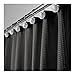 mDesign Waffle Knit Shower Curtain - Long Cotton Blend Bathroom Shower Curtain - Spa Quality, Luxury, Solid Color Cloth Shower Curtains for Bathroom - Hyde Collection, 72