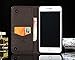 IPhone 7Plus 8Plus -US Fast Deliver Guarantee FBA- New Elegant Luxury PU Leather Wallet Style Flip Cover Case For IPhone7PLUS IPhone8PLUS (LC Brown)