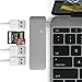sicotool USB C 3.1 Hub Adapter Compatible 12 Inch MacBook Pro 2016 13 inch 15 inch, 5 in 1 Multiport USB Dongle 3.0 Type A Port Micro SD Memory Card Reader