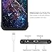 BENTOBEN Phone Case for Apple iPhone 6S/6, Dual Layer 2 in 1 Nebula Galaxy Stars Universe Pattern Hard PC Cover Soft Tup Bumper, Heavy Duty Hybrid Protective Slim Shockproof Phone Cases Cover- Black