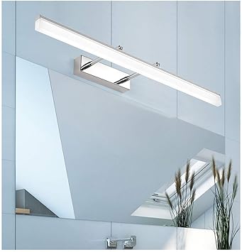 DFFH Led Mirror Light Nordic Style Simple Long Anti-Fog Mirror Headlight Bathroom Wall Lamp-40cm warm light