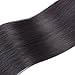 YILITE Tape in Hair Extensions 20 inches 20pcs 50g Silky Straight Seamless Skin Weft Tape in Human Hair Extensions Off Black Tape in Extensions Real Human Hair