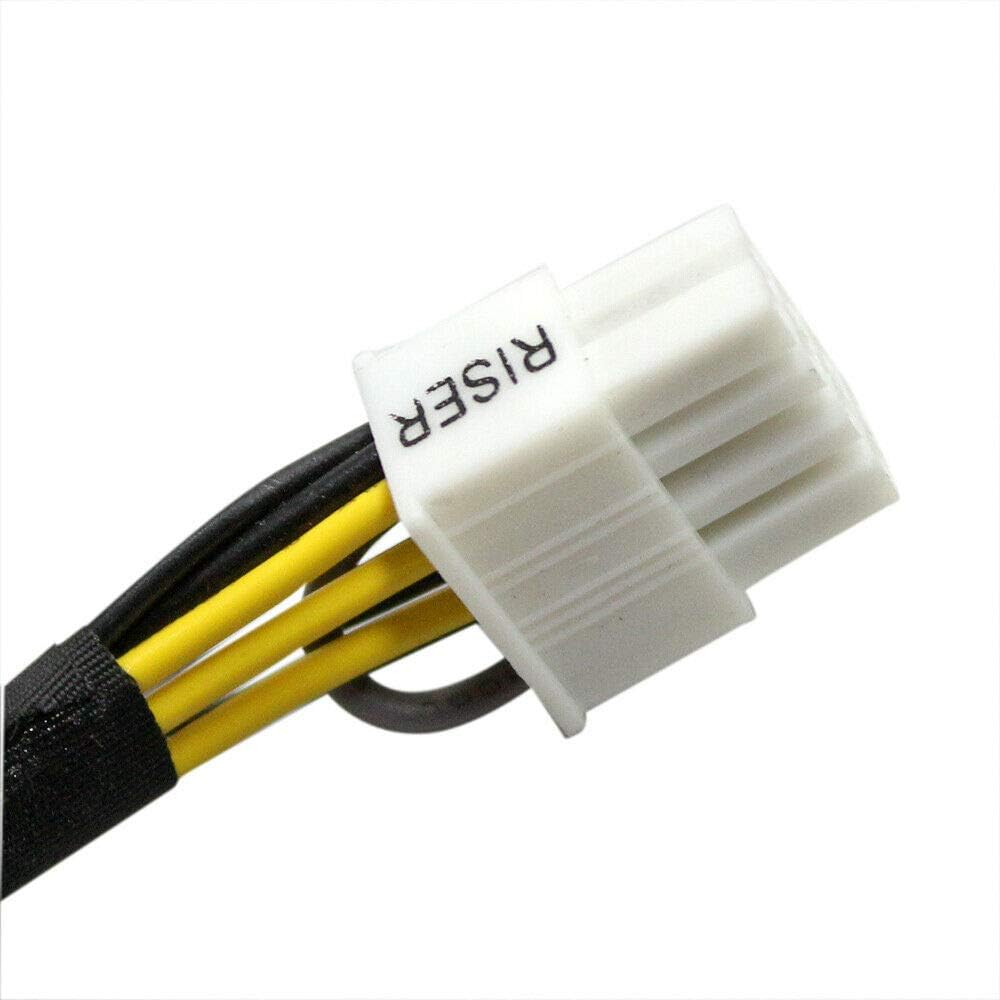 ZAHARA GPU Power Cable Replacement for Dell R720 R730 R7910 9H6FV Riser to GPGPU 09H6FV 0N08NH, Black - Image 5
