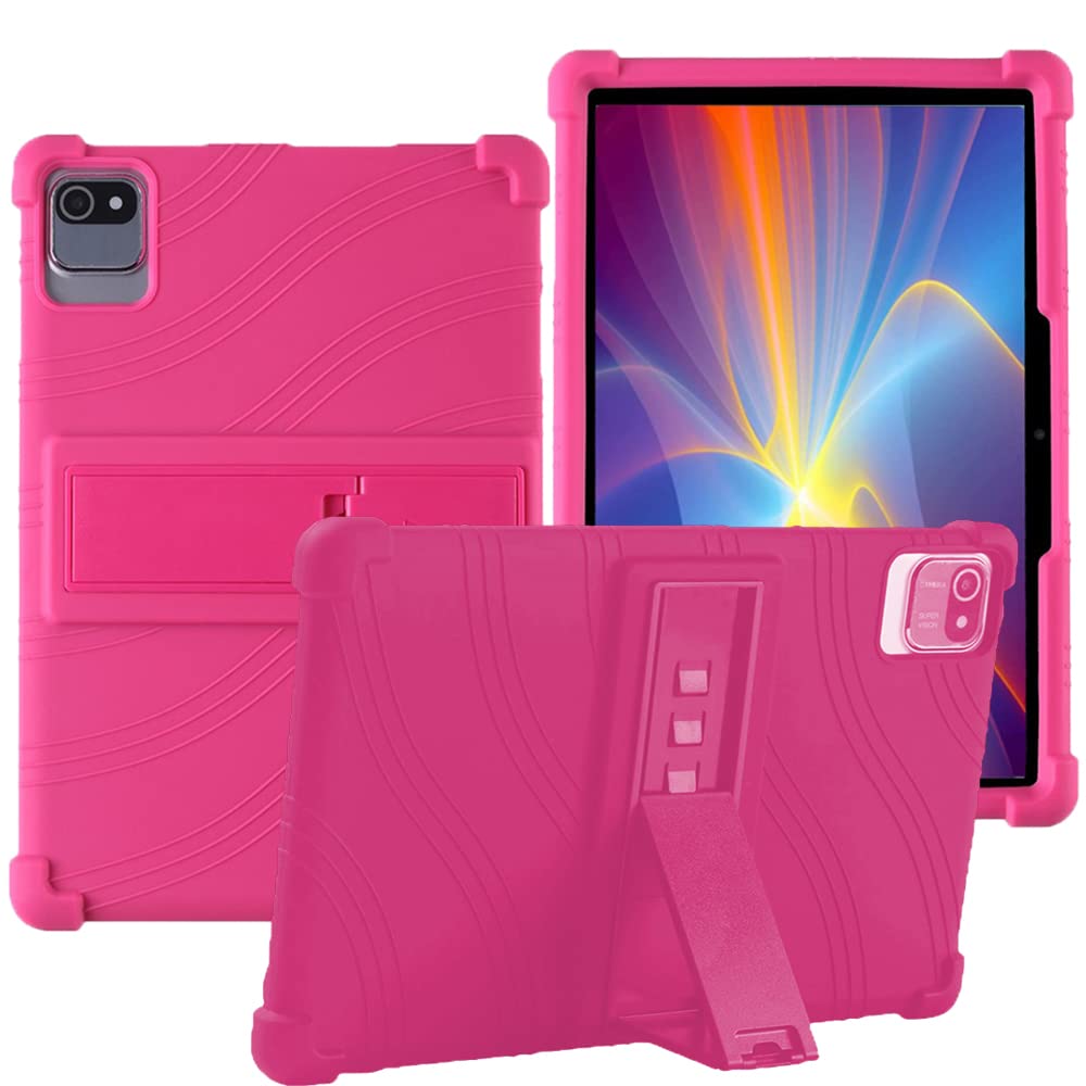YHFZR Case for MB1001 Tablet 10.1, Light Weight Build in Stand Protective Case for Moderness MB1001/Okaysea 10.1 Tablet,for HAPPYBE/ANYLAKE/Freeski OLEXEX Bestski/Velorim/CZZ/ZZB 10 inch, Rose