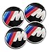 DIYcarhome (Set of 4 Wheel Center Caps Hub Caps 68mm / Standard Fit for All Models/M Serie/Center Caps for BMW