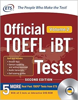 Official Toefl Ibt Tests Volume 2 Second Edition Amazon Co Uk Educational Testing Service N A Books