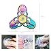 Fidget Hand Spinner Focus Toy by Zhuofu,Lead free Copper Material,Ultra Fast Mute Bearings,Reducing Stress and Relaxation,Great Gift for ADD,ADHD,Anxiety and Autism Adult Children (Rainbow)