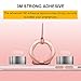 Finger Phone Ring Holder Stand, COCOFU 2pcs 360 Degree Rotation and 180 Degree Flip Zinc Alloy Anxiety Relief,Universal Phone Stand for iPhone, iPad, All Android Smartphones, Tablet(Rose Gold)