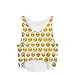 JETTINGBUY Women Short-cut Tops Crop Top Vest Tank Tops Digital 3D Print T Shirt