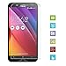 ZenFone 2 Screen Protector, PLESON ASUS ZenFone 2 Tempered Glass Screen Protector, 0.3mm/ 2.5D/ 9H/ Bubble-Free/ Shatterproof/Anti-fingerprint Glass Screen Protector for ZenFone 2
