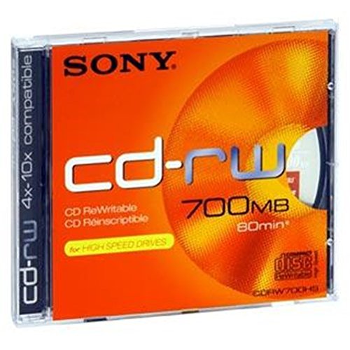 Sony CDRW700HSA 650/700mb High Speed CDRW