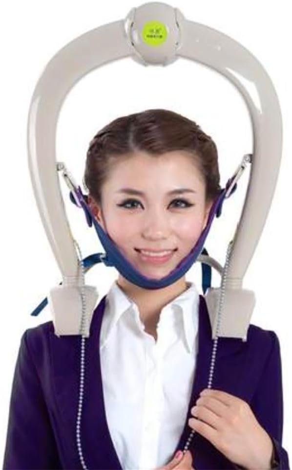 Cervical Neck Traction Device,Neck Stretching Neck Care Improve Spine Alignment Reduce Neck Pain Cervical Collar Adjustable