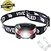 Headlamp - Led Headlamp - Rechargeable Headlamp - Headlamp Flashlight - Cree Headlamp - Bright Headlamp - Lightweight Headlamp - Brightest Headlamp - Red Light - Best for Kids Camping Running Hunting