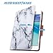ULAK iPad Air Case, Multi-Angle Rotating Stand Protective Case Cover for Apple iPad Air (2013 Release) with Automatic Wake/Sleep Function (Artistic Marble Pattern)