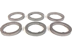 LINK-LOCK 6PCS Exhaust Manifold Gasket 18407530606 for BMW N52N Engine 1 Series 3 Series 5Series 7Series X1 X3 X5 Z4 F25 F10 