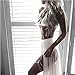 HOT Sale Lingerie!Canserin Women Sexy Lingerie Babydoll Vest Top Bra+Pants Set (L)