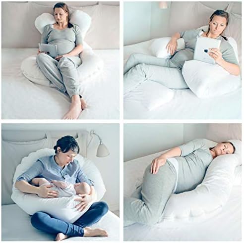 Big 9Ft Extra Thick U - C Pillow Maternity Support Pillow/Pregnancy/U Shape/Ultimate Support U Pillow With Removable Cover