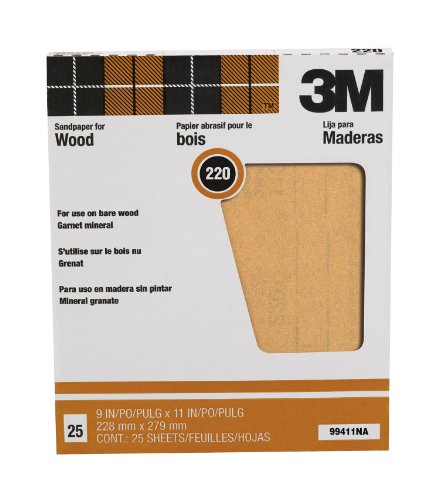 3m pro-pak 99411na  9"by11" garnet sand paper…