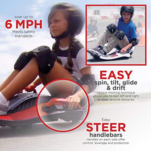 Rollplay 12V Nighthawk Electric Ride-On Toy For Ages 6 & Up - Battery-Powered Kid's Ride-On For Boys & Girlsup To 6 mph- White