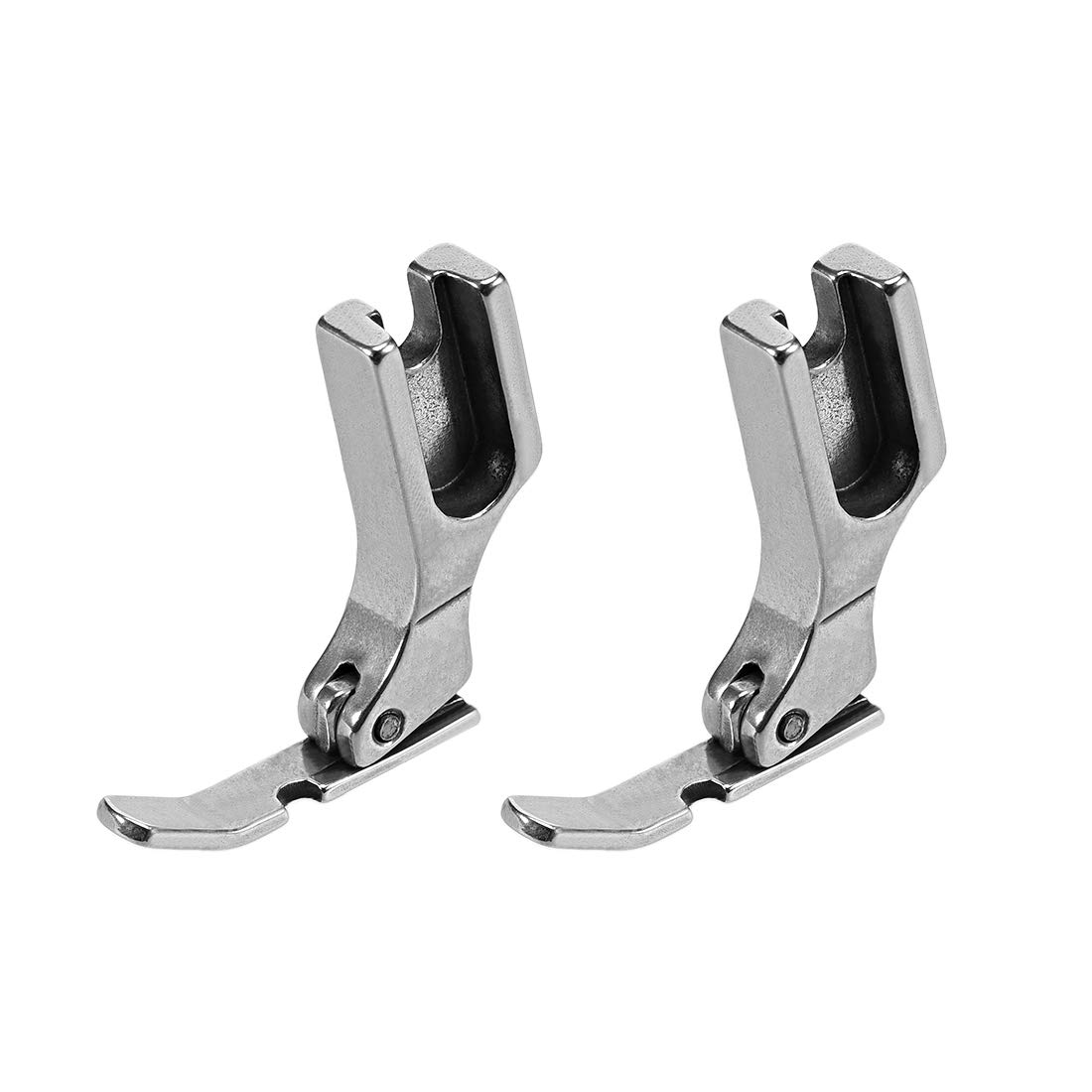 sourcing map Industrial Sewing Machine Cording Zipper Foot 2pcs