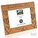 KATE POSH First Mother's Day Photo Frame - Engraved Natural Wood Picture Frame - 1st Mother's Day Gifts, New Mommy Gifts, First Time Mom, Mommy & Me Gifts (4x6-Horizontal)