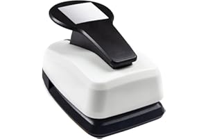 Square Hole Punch - 15x9x6cm Craft Lever Handmade Paper Punch, Paper Puncher for Crafts, Rectangular Postage Stamp Shape Punc