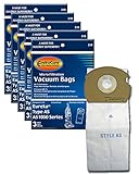 EnviroCare Replacement Micro Filtration Vacuum Cleaner Dust Bags to fit Eureka Type AS 15 Pack