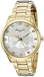 Kenneth Cole New York Men's KC0013 Dress Crystal-Accented Gold-Tone Stainless Steel Watch