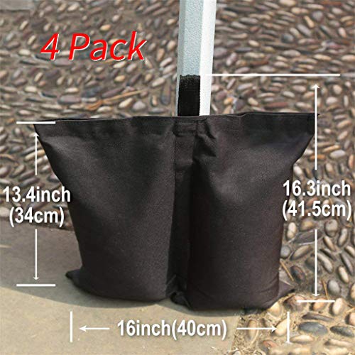 VICCKI Leg Weights Sand Bags Suitable for Outdoor Sun Shelter Canopy Legs 4-Pack - Thumbnail 2