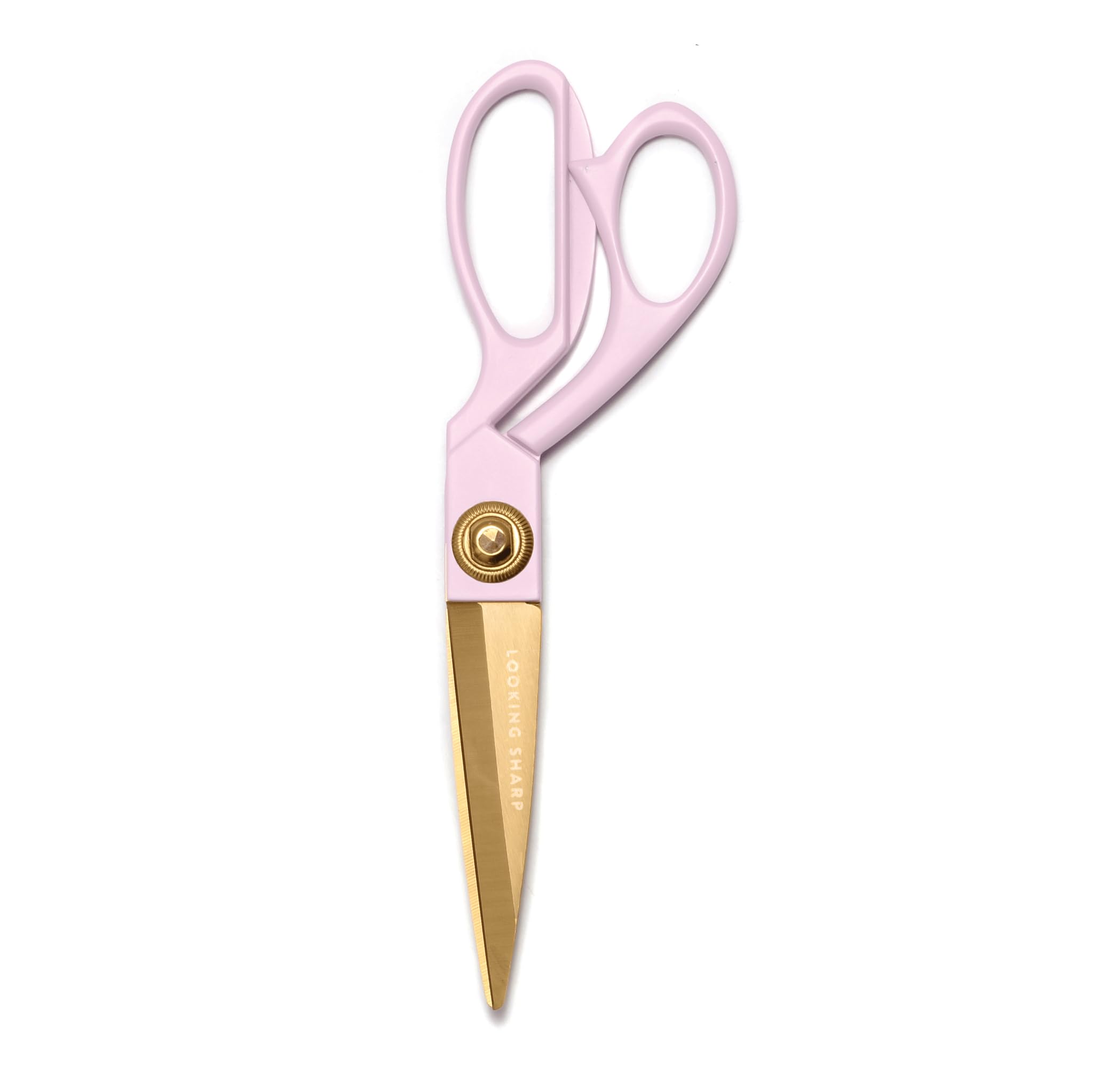 Photo 1 of DesignWorks Ink Multipurpose Scissors with Painted Enamel Handles and Gold Stainless Steel Blades - The Good Scissors, 7.55-Inches, Lilac