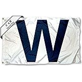 Chicago Baseball W Win Large 4 ft x 6 ft Large Flag