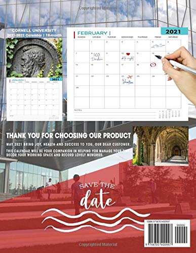 Cornell University: 2021 – 2022 Calendar Of Nature, Country, University –  18 Months – 8.5 X 11 Inch High Quality Images: Publisher, Calendar:  9798705400997: Amazon.com: Books
