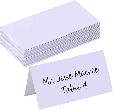 Mcree Wedding Party 50 Pezzi Biglietti Segnaposto Plain Recycled Bianco Vuoto Segnaposto Per Matrimoni O Altre Parti Bianco Perla Amazon It Casa E Cucina