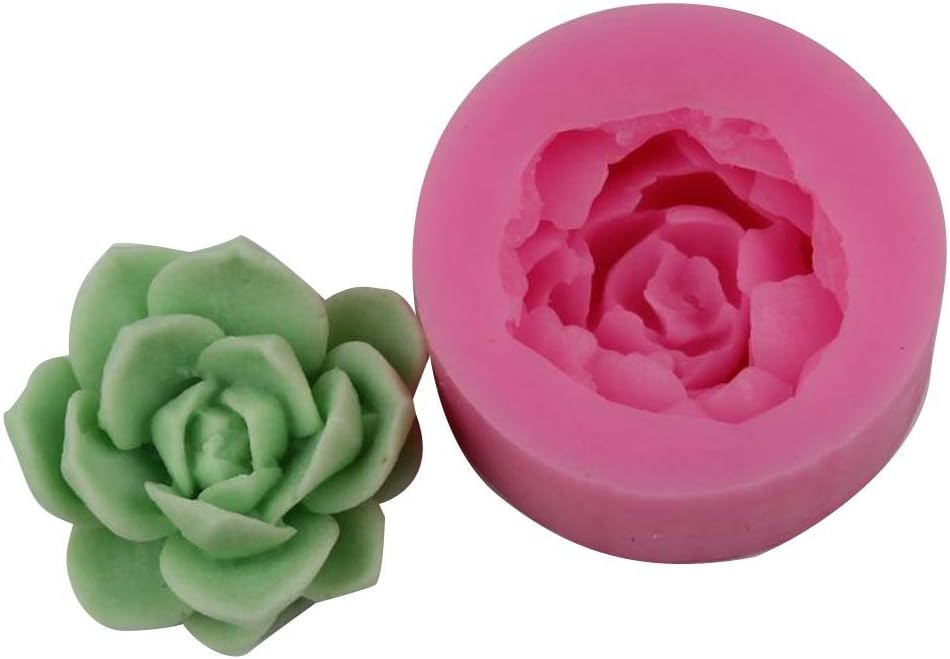 Patisserie Ramequins Et Moules A Souffles Napravi Rs Moules De Savon 3d Plante Succulente Fleur Pot Silicone Moule Gypse Ciment Charnue Fleur Bonsai Diy Cendrier Bougie Titulaire Moule A Savon En Silicone